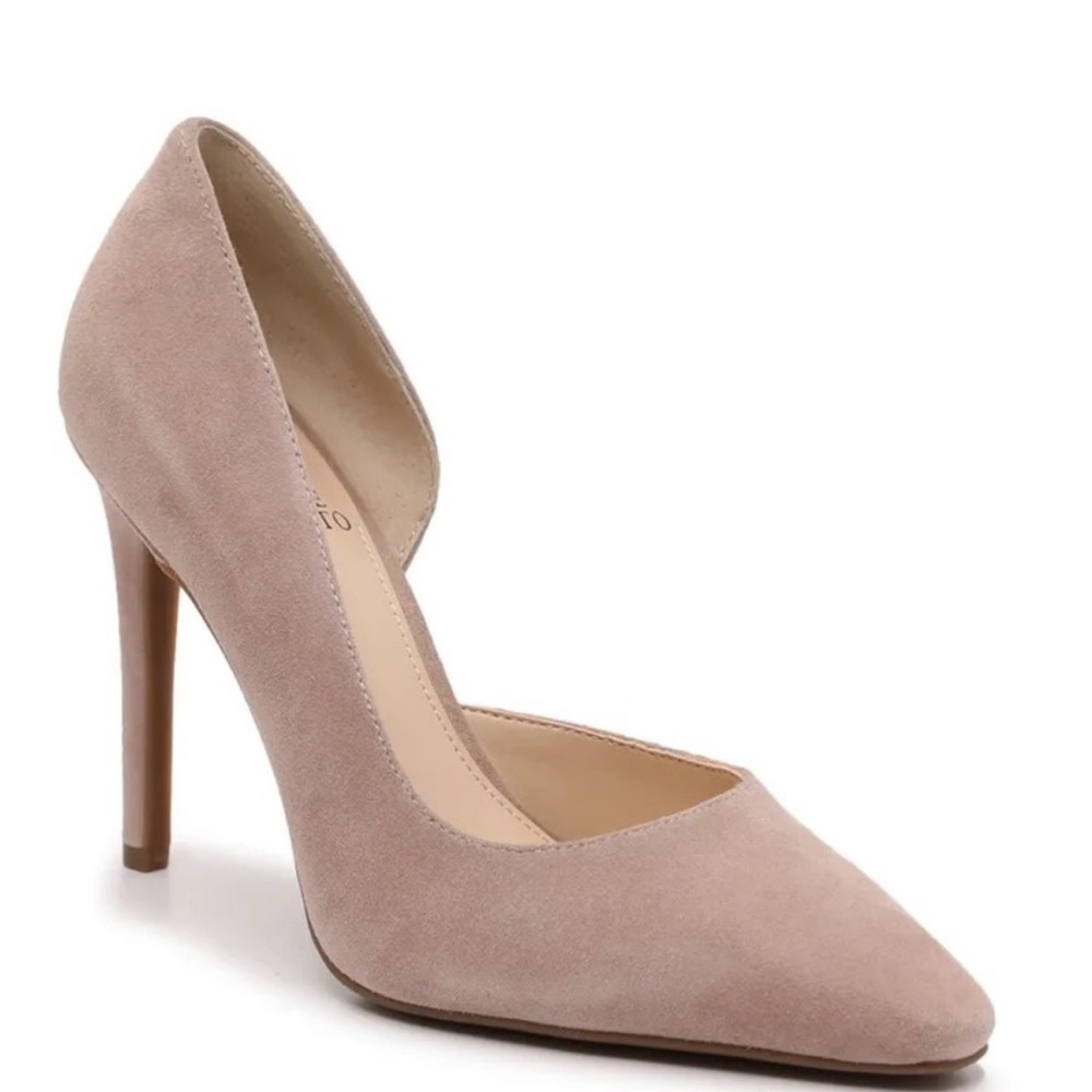 Vince Camuto Faiva Heels - Elegant Women's Suede Pumps